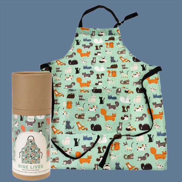 Cat Print Apron