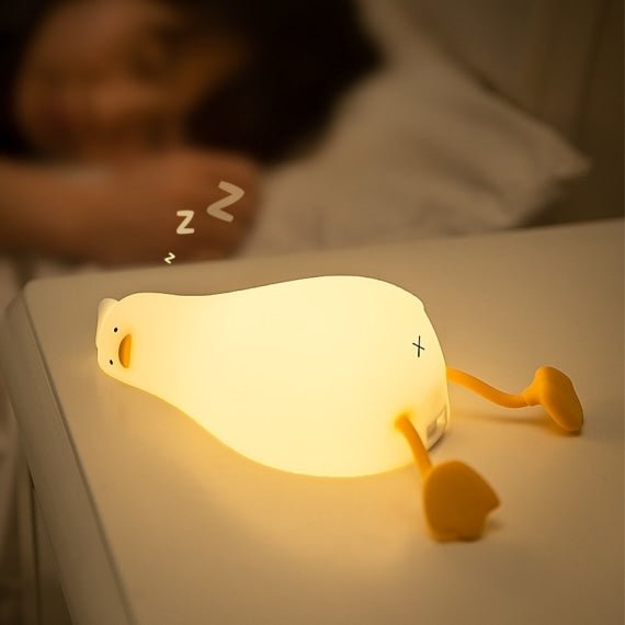 Colour Changing Lumi Buddy Night Light - Quacker The Duck - Brinsley Animal Rescue Shop