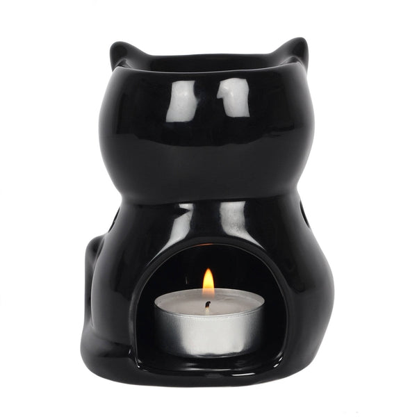 Black Cat Oil Burner - Brinsley Animal Rescue Shop