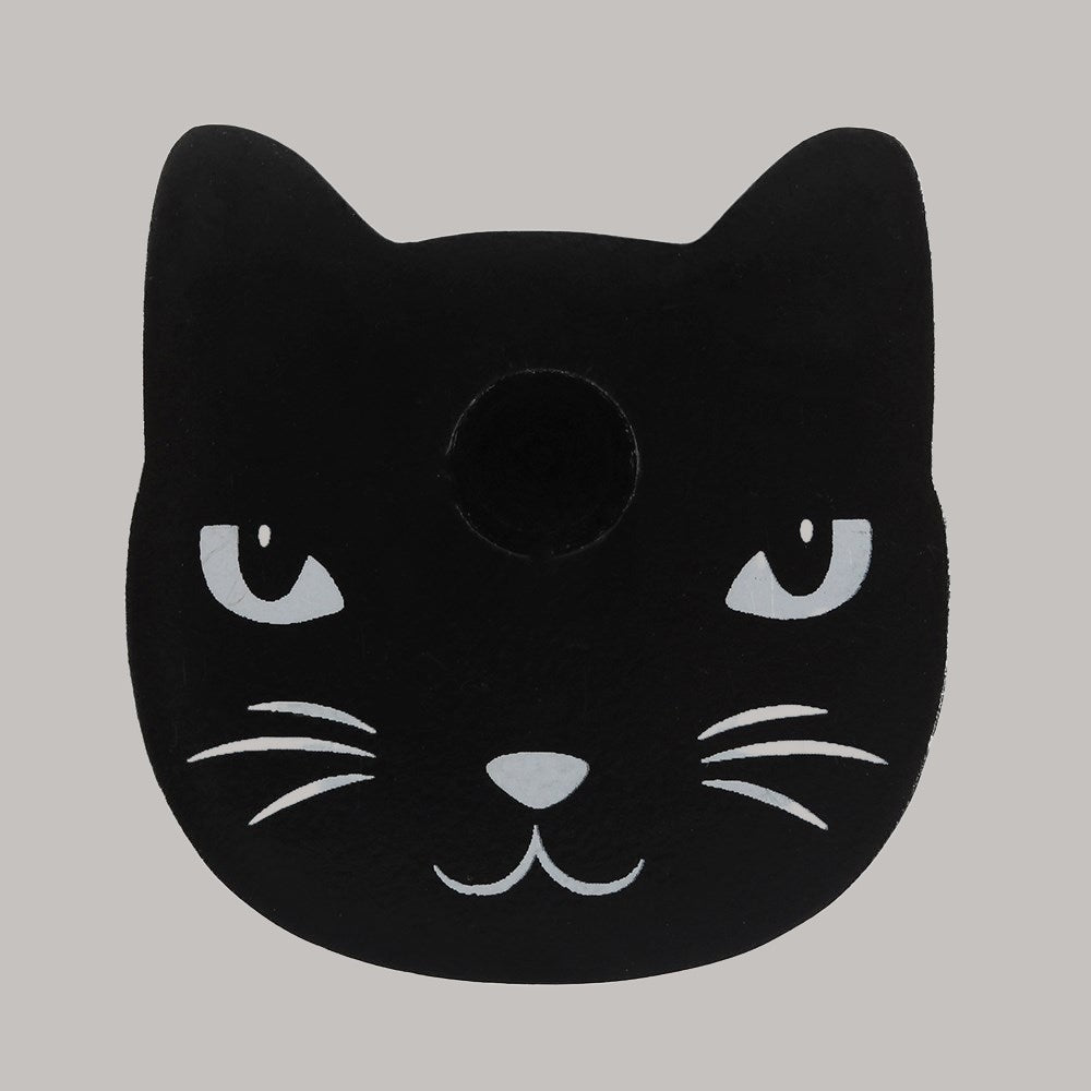 Black Cat Spell Candle Holder - Brinsley Animal Rescue Shop