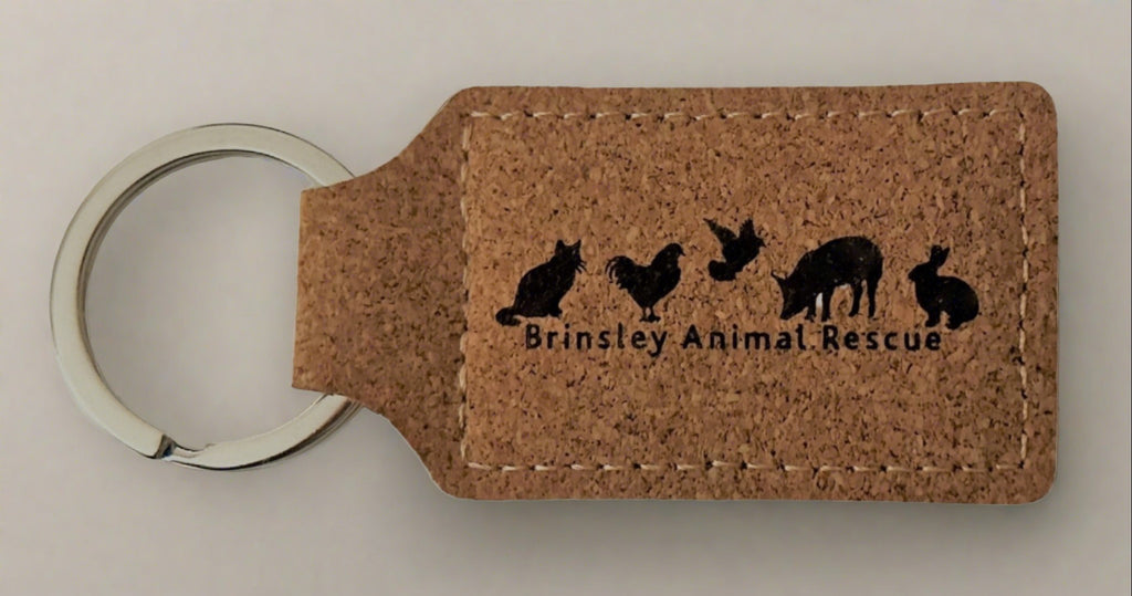 Brinsley Animal rescue Cork Keyring - Brinsley Animal Rescue Shop