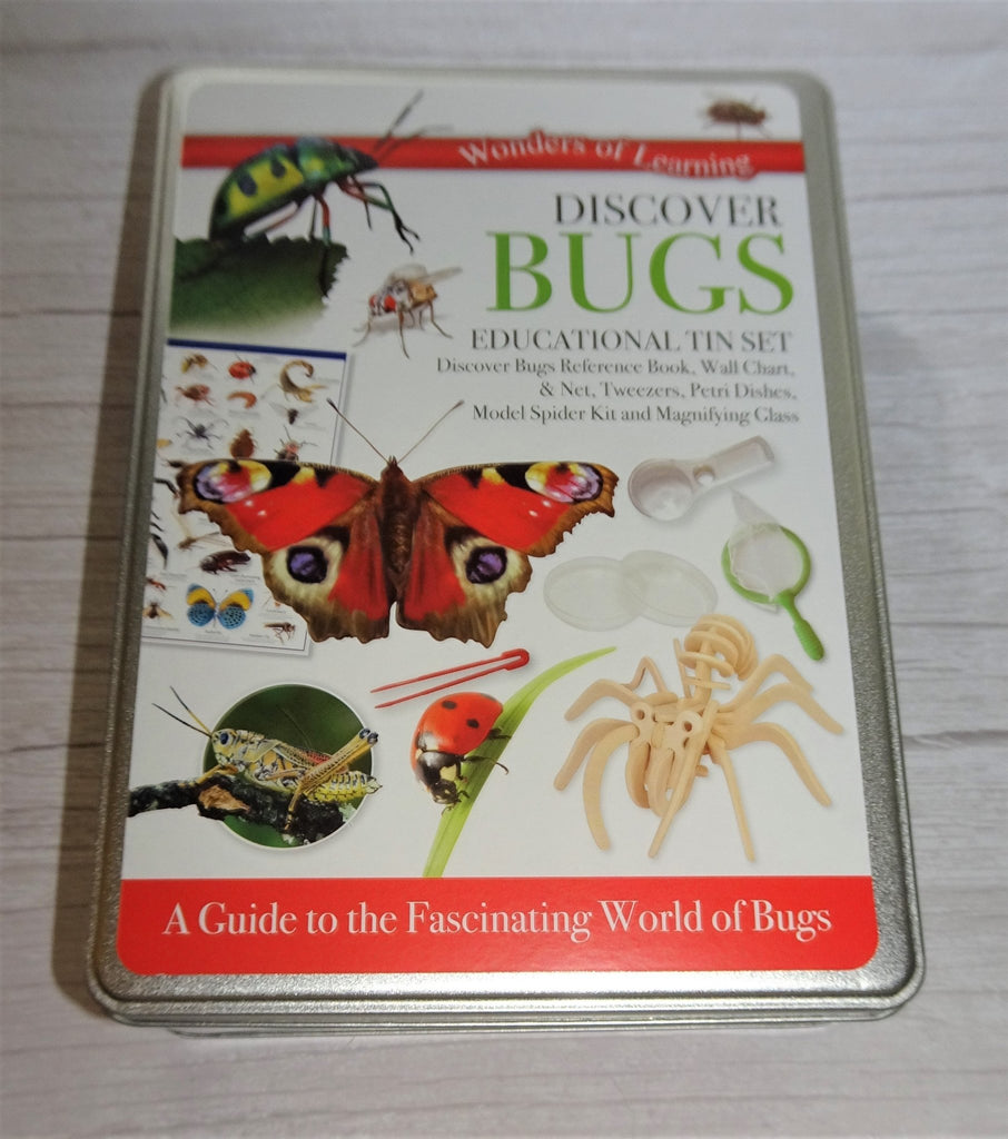 Discover Bugs Educational Tin Set - Brinsley Animal Rescue Shop
