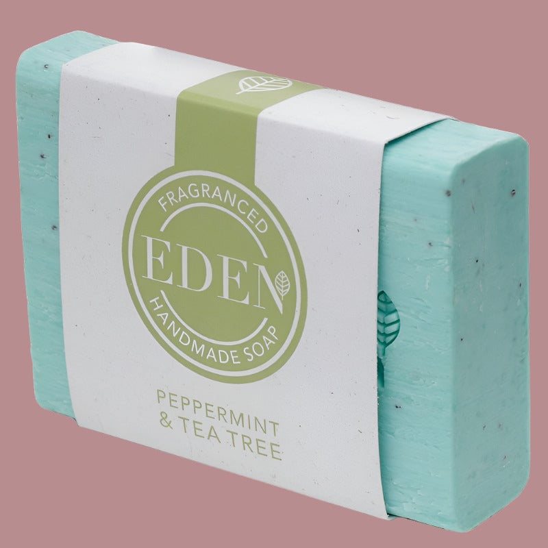 Eden Handmade Soap Bar Peppermint & Tea Tree - Brinsley Animal Rescue Shop