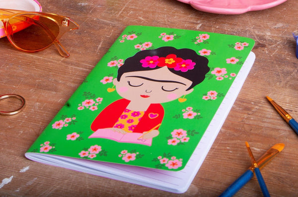 Frida Kalo A5 Notebook by Sass & Belle - Brinsley Animal Rescue Shop